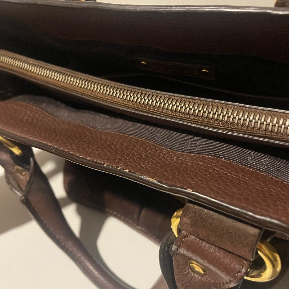 Celine Boogie Bag Brown Suede Leather Handbag - Picture 12 of 15